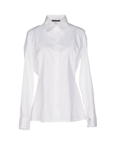 Ungaro Fever Woman Shirt White Size Xxl Cotton, Elastane