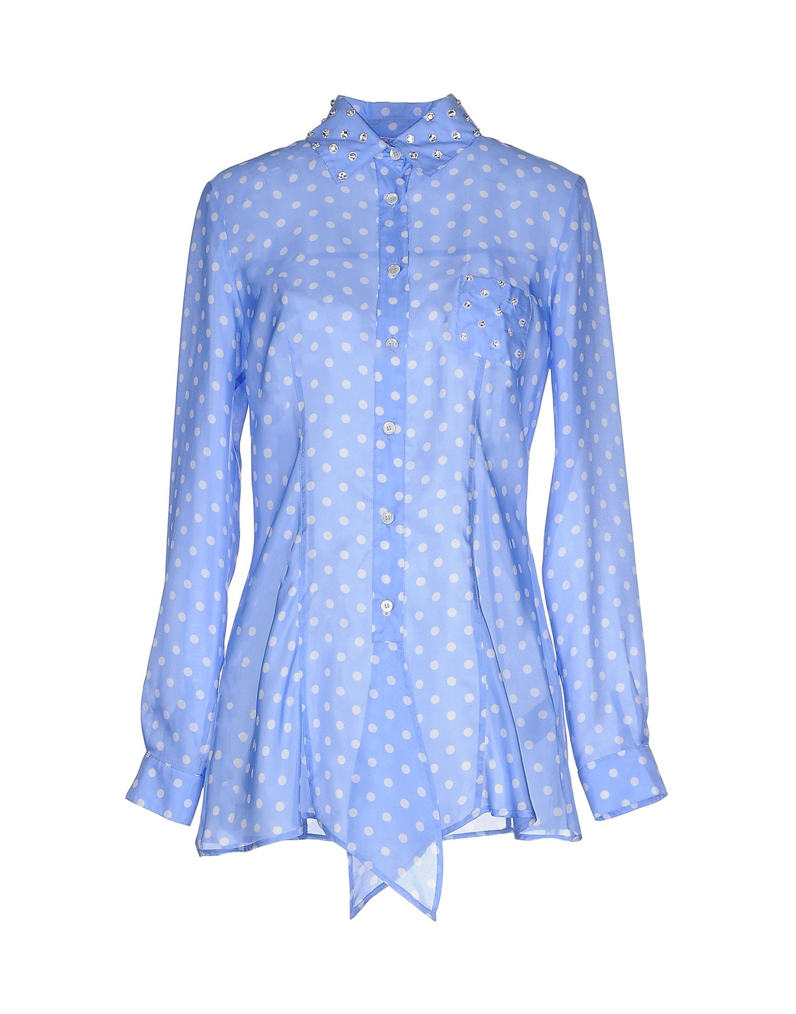 BLUMARINE Patterned shirts & blouses,38523665WE 6