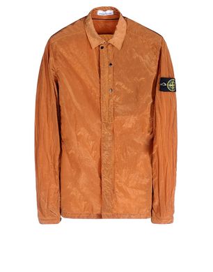 Stone island best sale overshirt silver