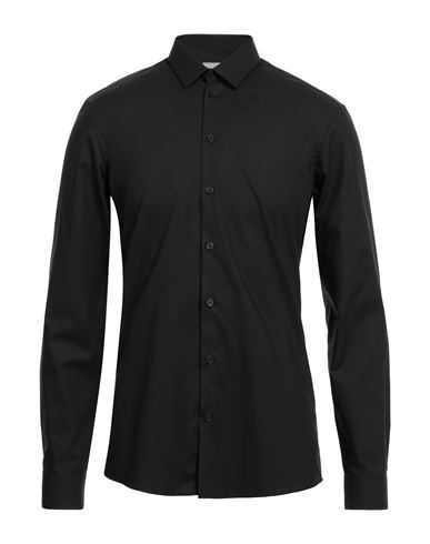 Minimum Man Shirt Black Size M Cotton, Elastane In Multi