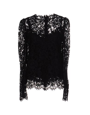 Dolce & Gabbana Woman Top Black Size 2 Viscose, Cotton, Polyamide