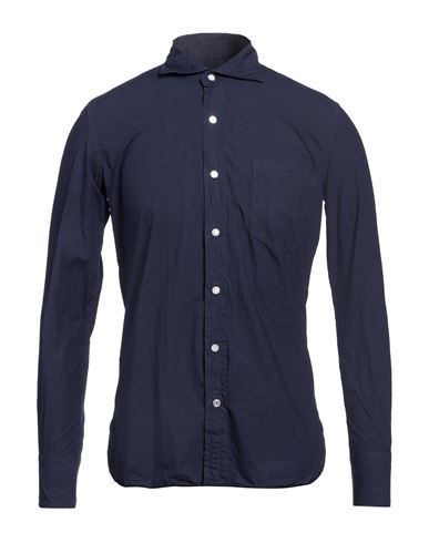 Jacob Cohёn Man Shirt Midnight Blue Size 15 ½ Cotton