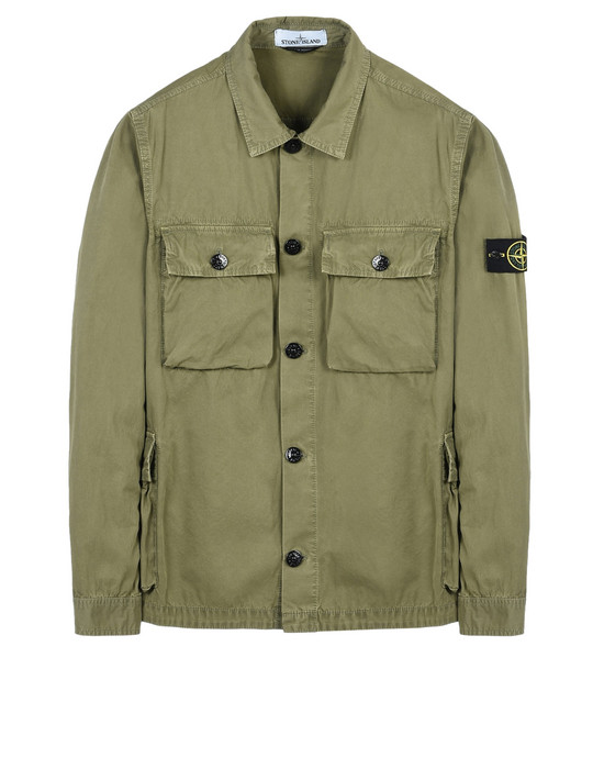 stone island tela overshirt