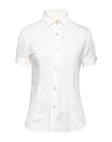 Circolo 1901 Woman Shirt White Size M Cotton