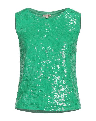 P.a.r.o.s.h P. A.r. O.s. H. Woman Top Green Size L Polyamide, Elastane, Pvc - Polyvinyl Chloride In Green