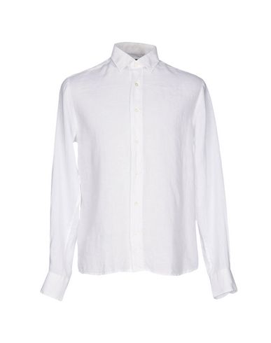 Rossopuro Man Shirt White Size 17 ½ Linen