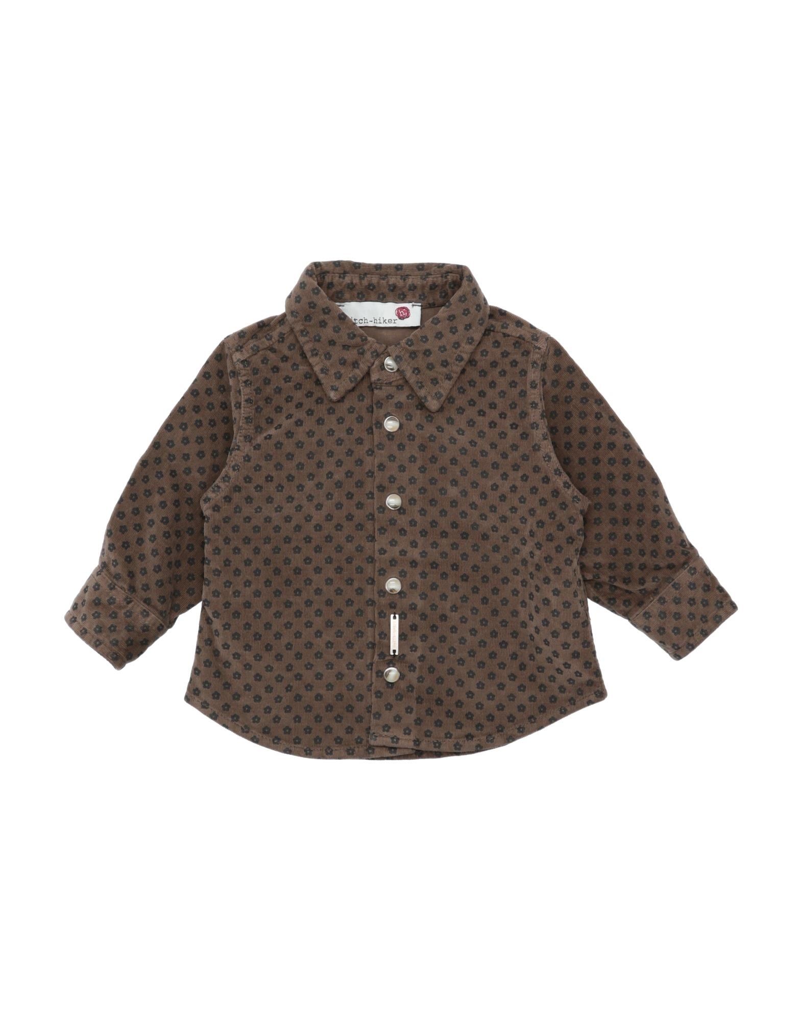 Hitch-hiker Kids' Shirts In Brown