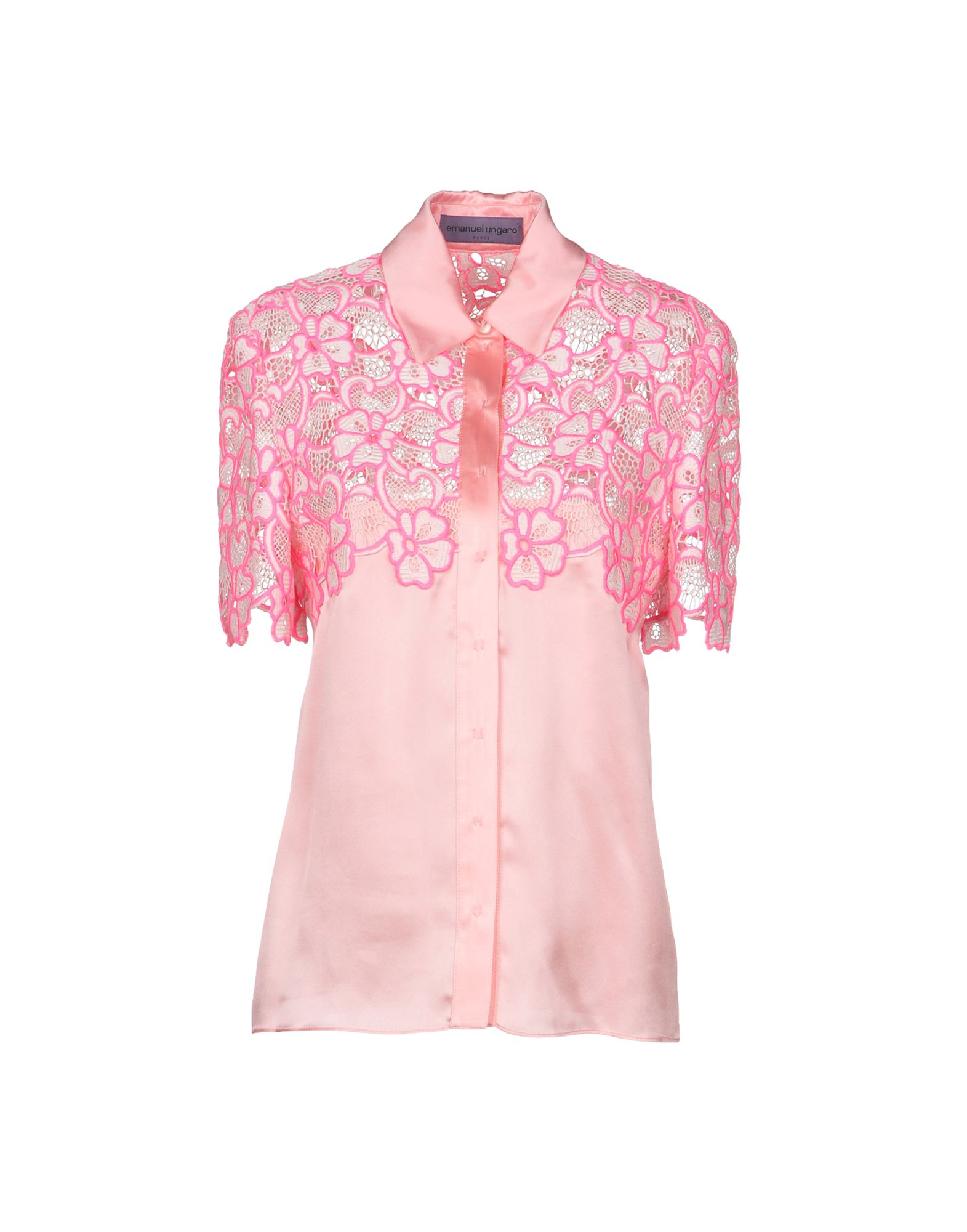 EMANUEL UNGARO Floral shirts & blouses,38638086LQ 4