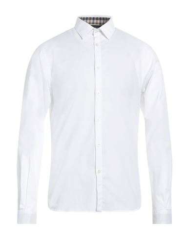 Man Shirt White Size 17 ¾ Cotton, Elastane, Polyester