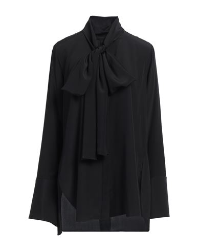 Woman Shirt Black Size 2 Silk