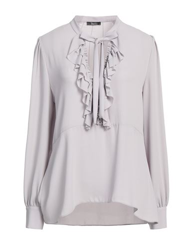 Hanita Woman Blouse Grey Size XL Polyester