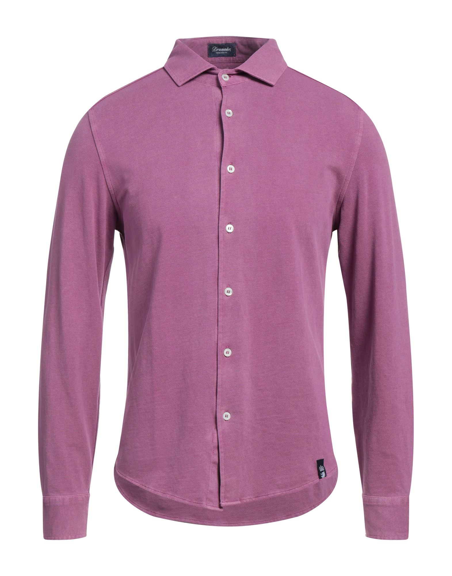 Drumohr Shirts In Purple