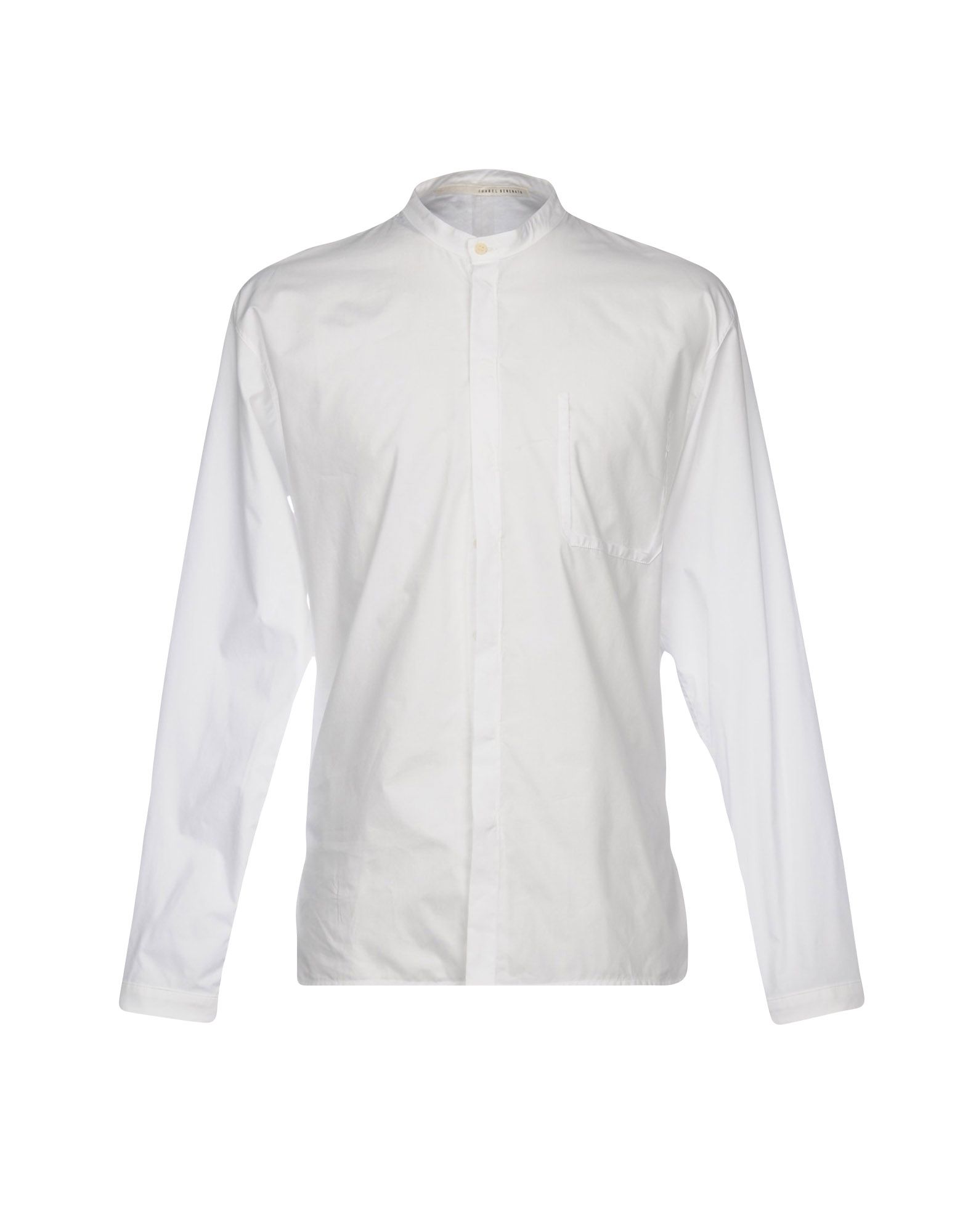 《送料無料》ISABEL BENENATO メンズ シャツ ホワイト 44 コットン 100%