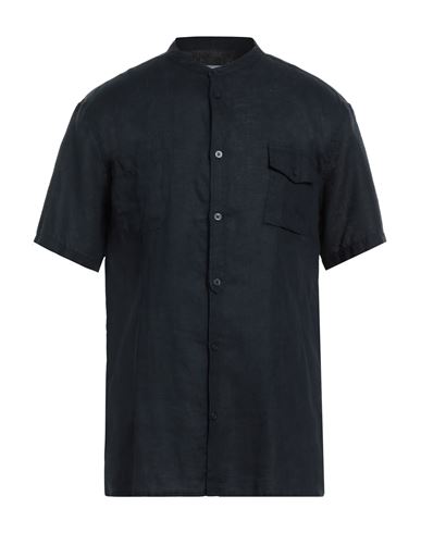 Man Shirt Midnight blue Size XXL Linen