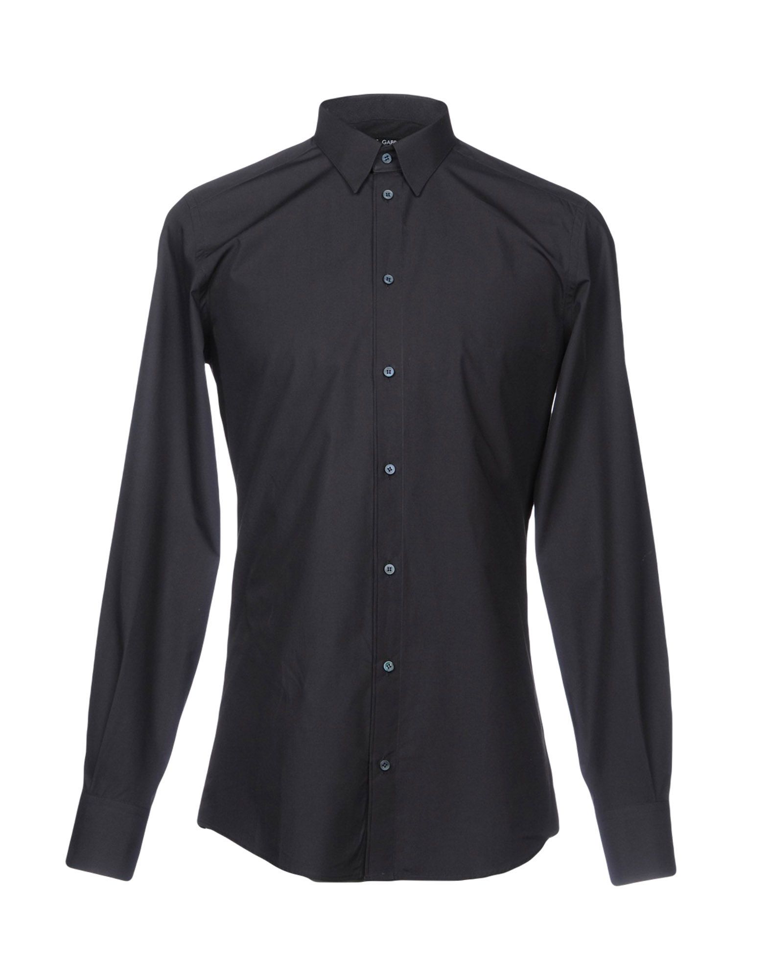 dolce & gabbana 纯色衬衫 in black