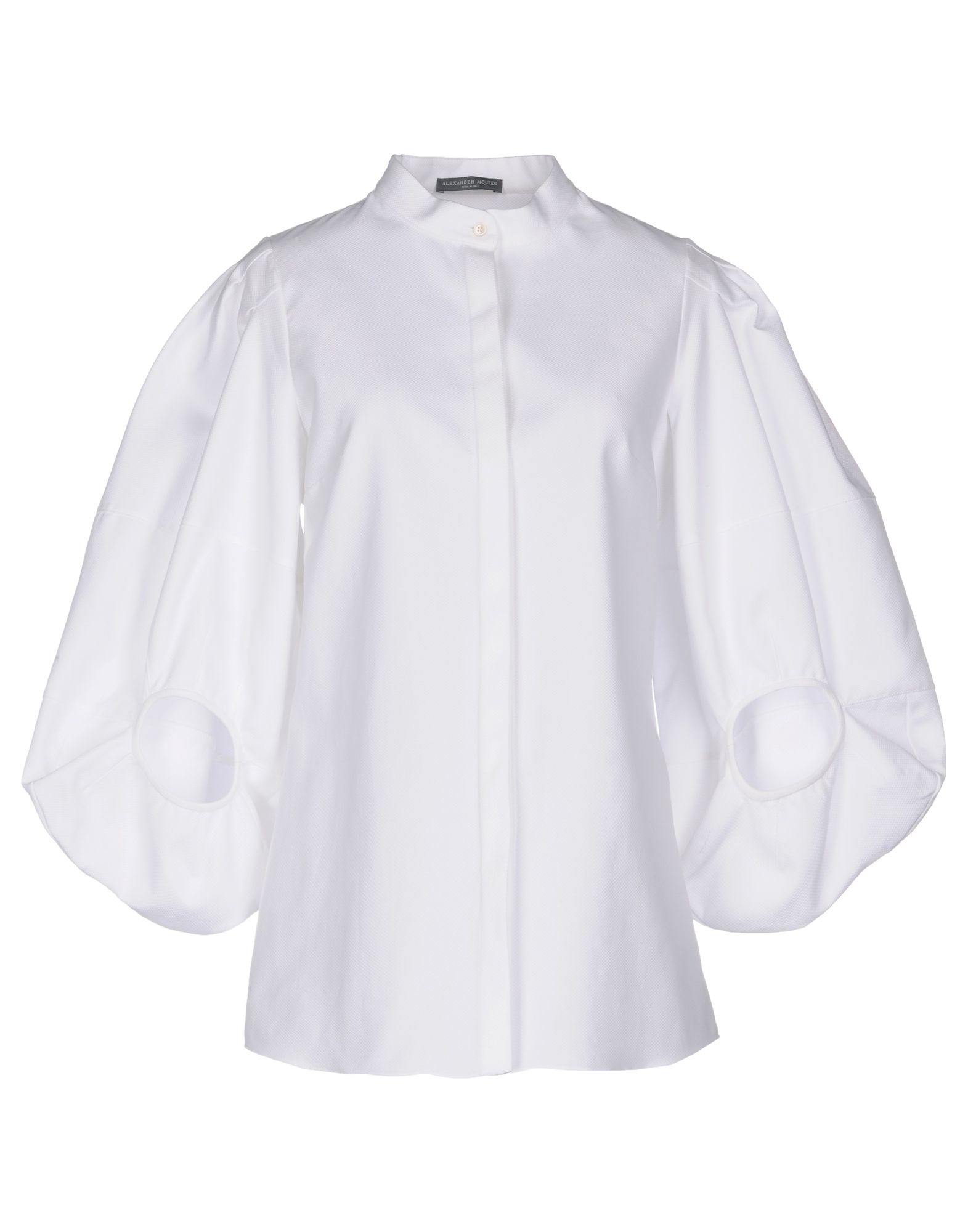 ALEXANDER MCQUEEN Solid color shirts & blouses,38713711KS 5