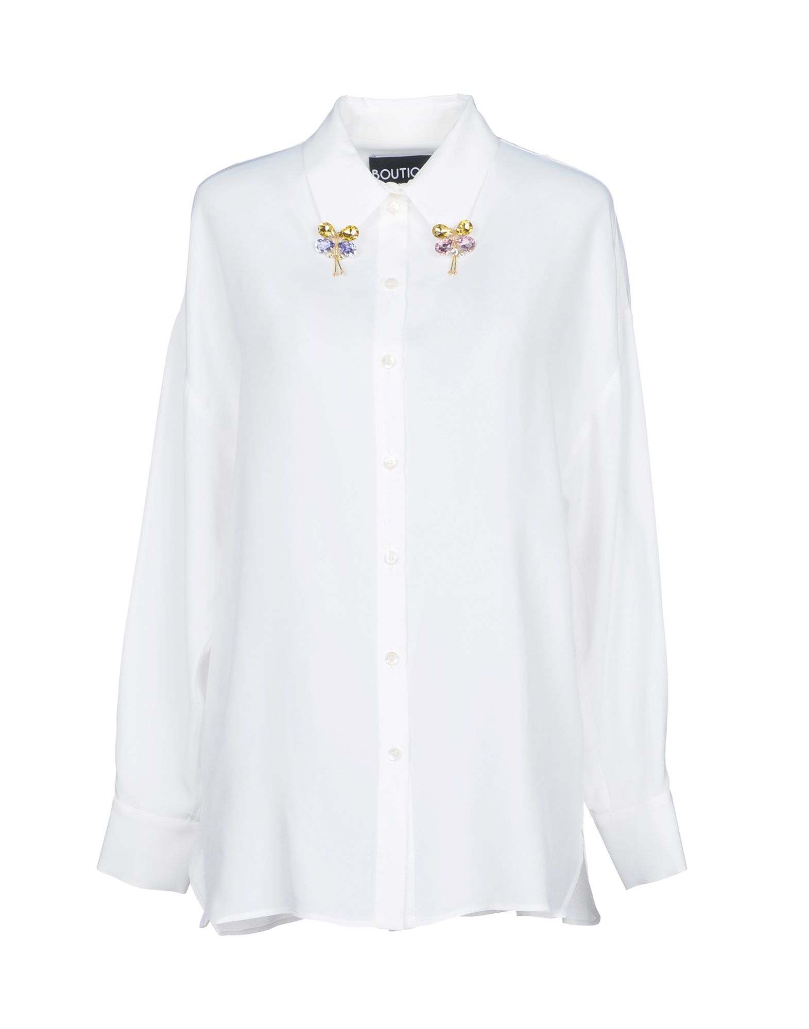 BOUTIQUE MOSCHINO Solid color shirts & blouses,38720894VH 2