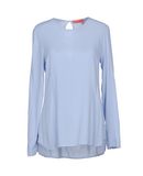 MANILA GRACE DENIM Damen Bluse Farbe Himmelblau Gr��e 4