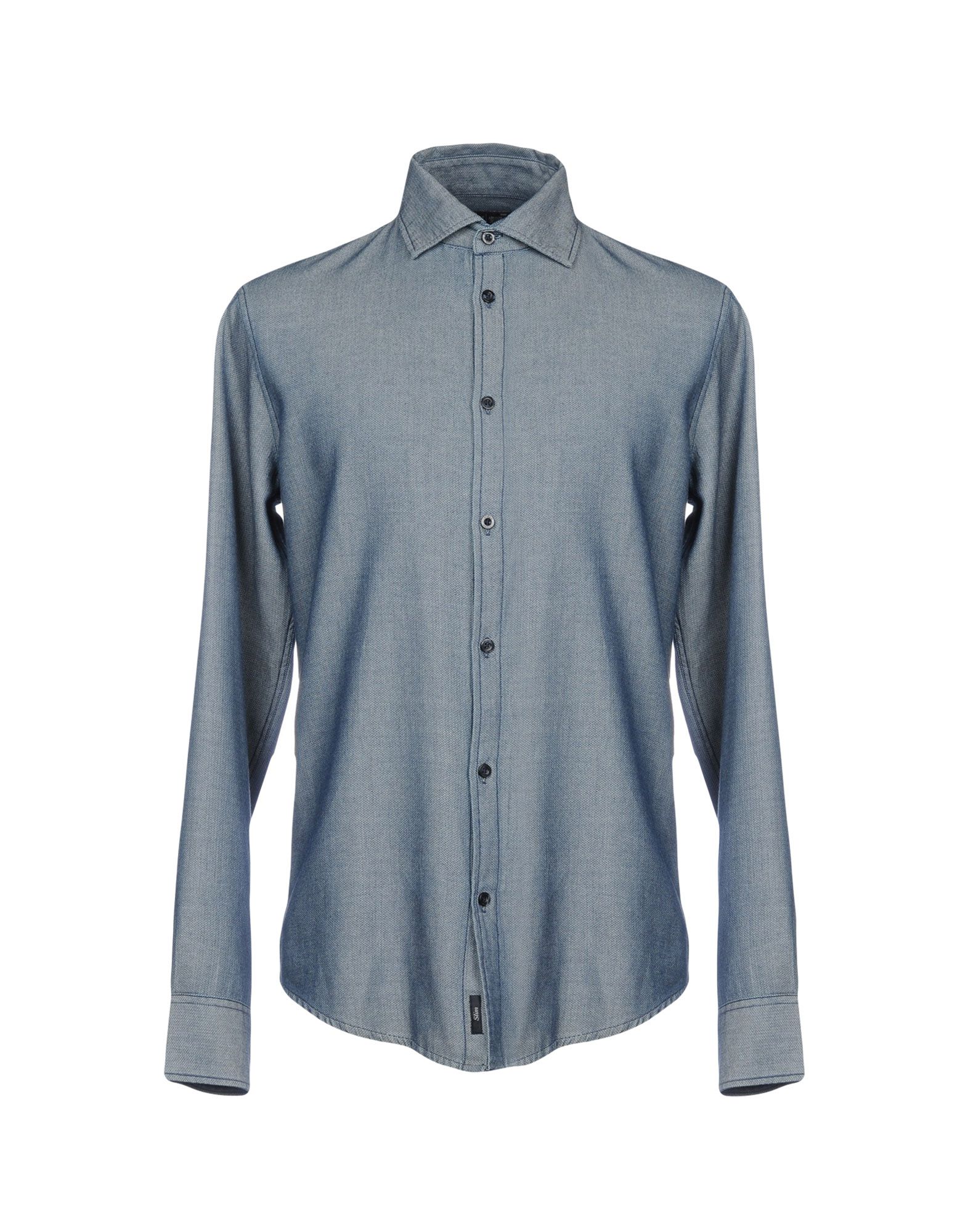 armani jeans 图纹衬衫 in blue