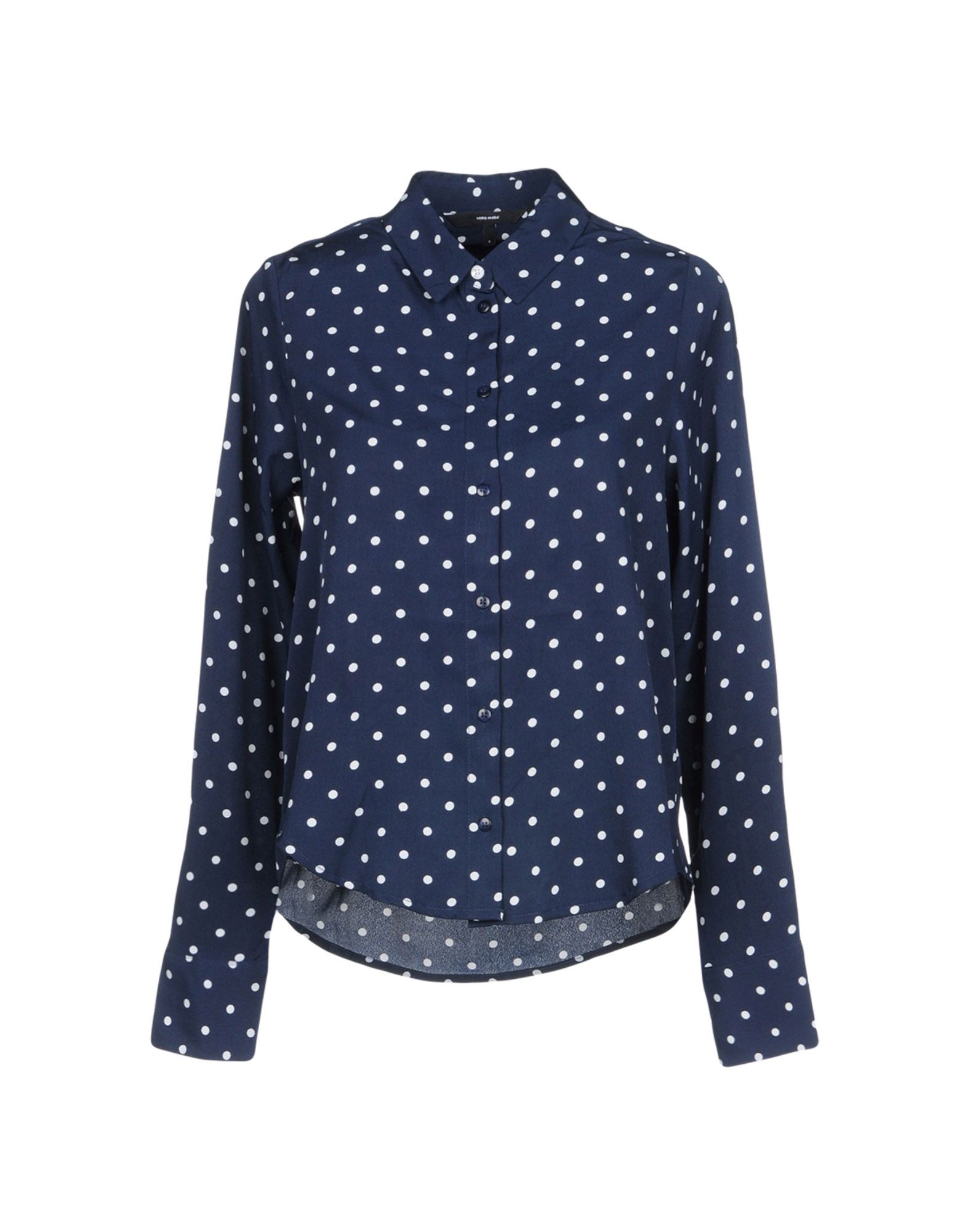 vero moda 图纹衬衫及女衬衣 in dark blue