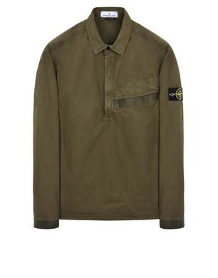 Stone island sales popover shirt