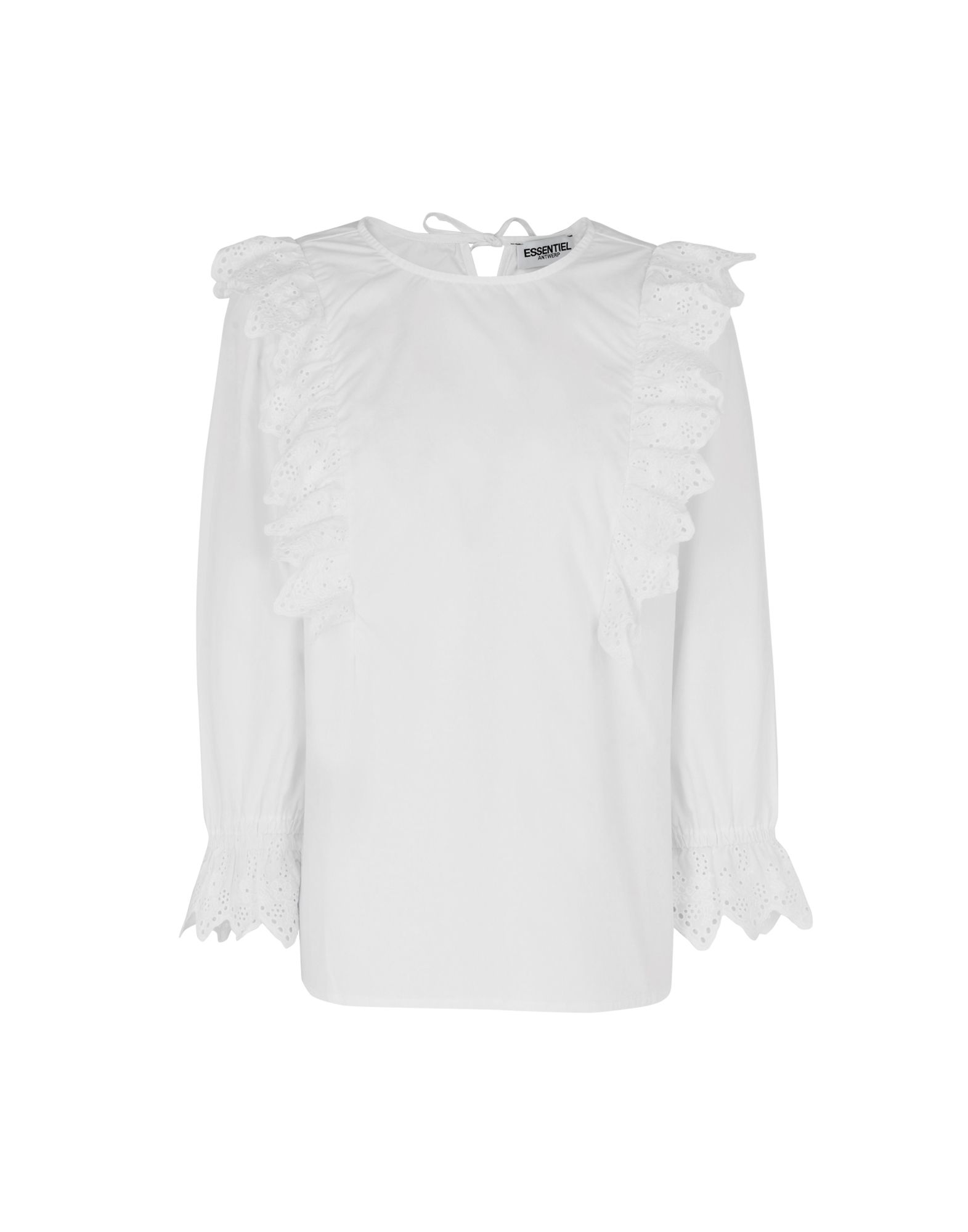 ESSENTIEL ANTWERP レディース ブラウス ホワイト 36 コットン 100% Palice long sleeved shirt