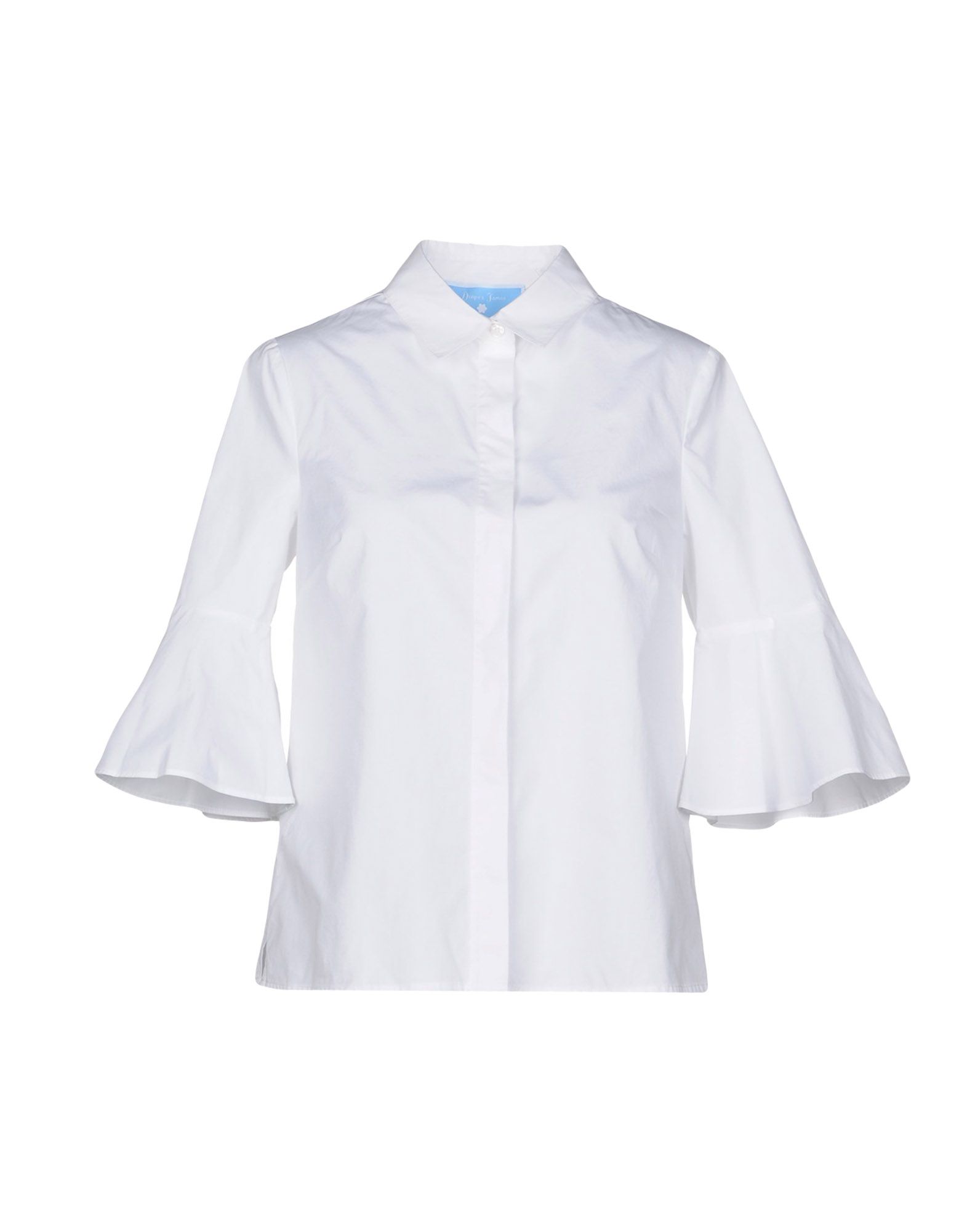 DRAPER JAMES Solid color shirts & blouses,38737527MS 2