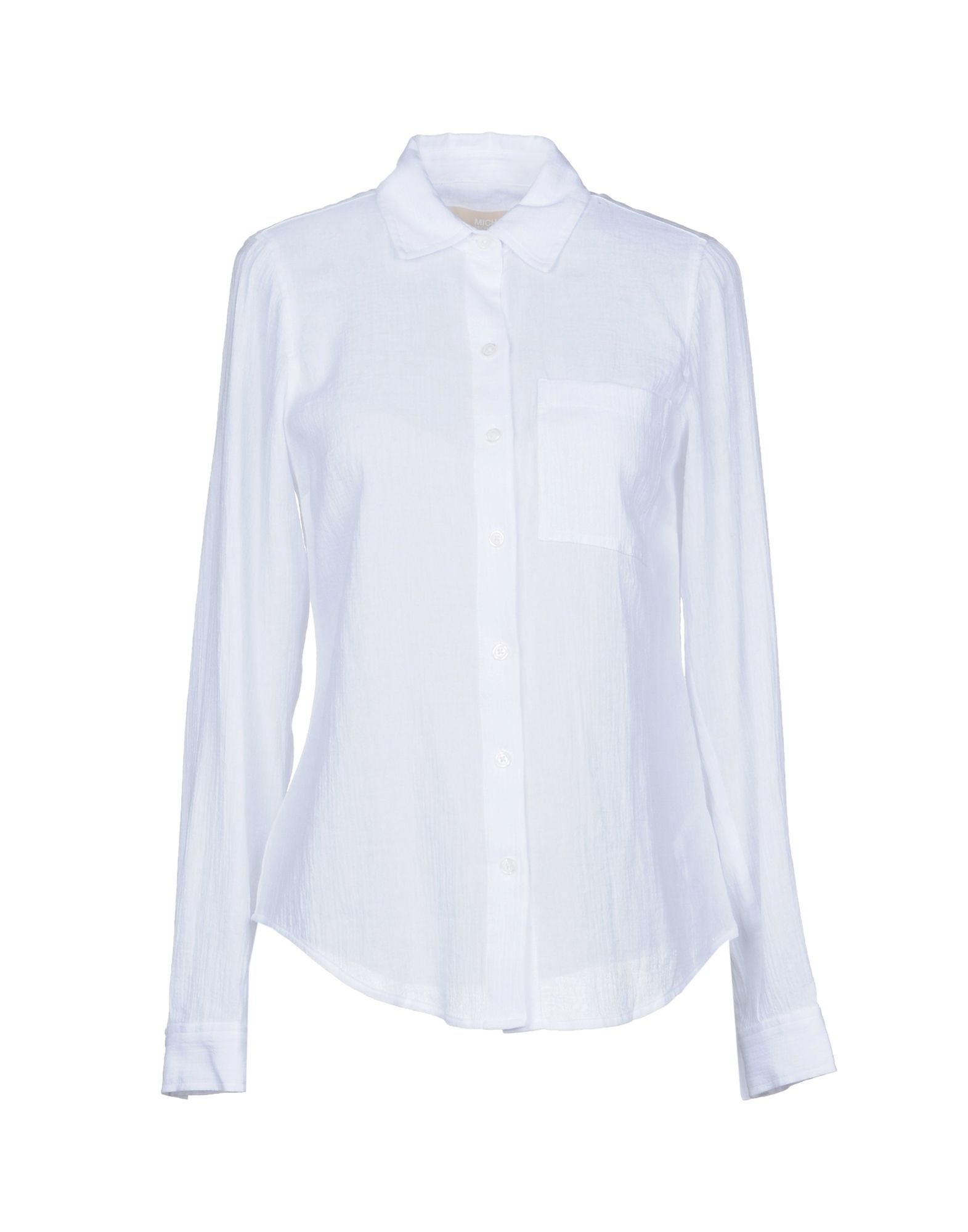 MICHAEL MICHAEL KORS Solid color shirts & blouses,38739186SQ 5