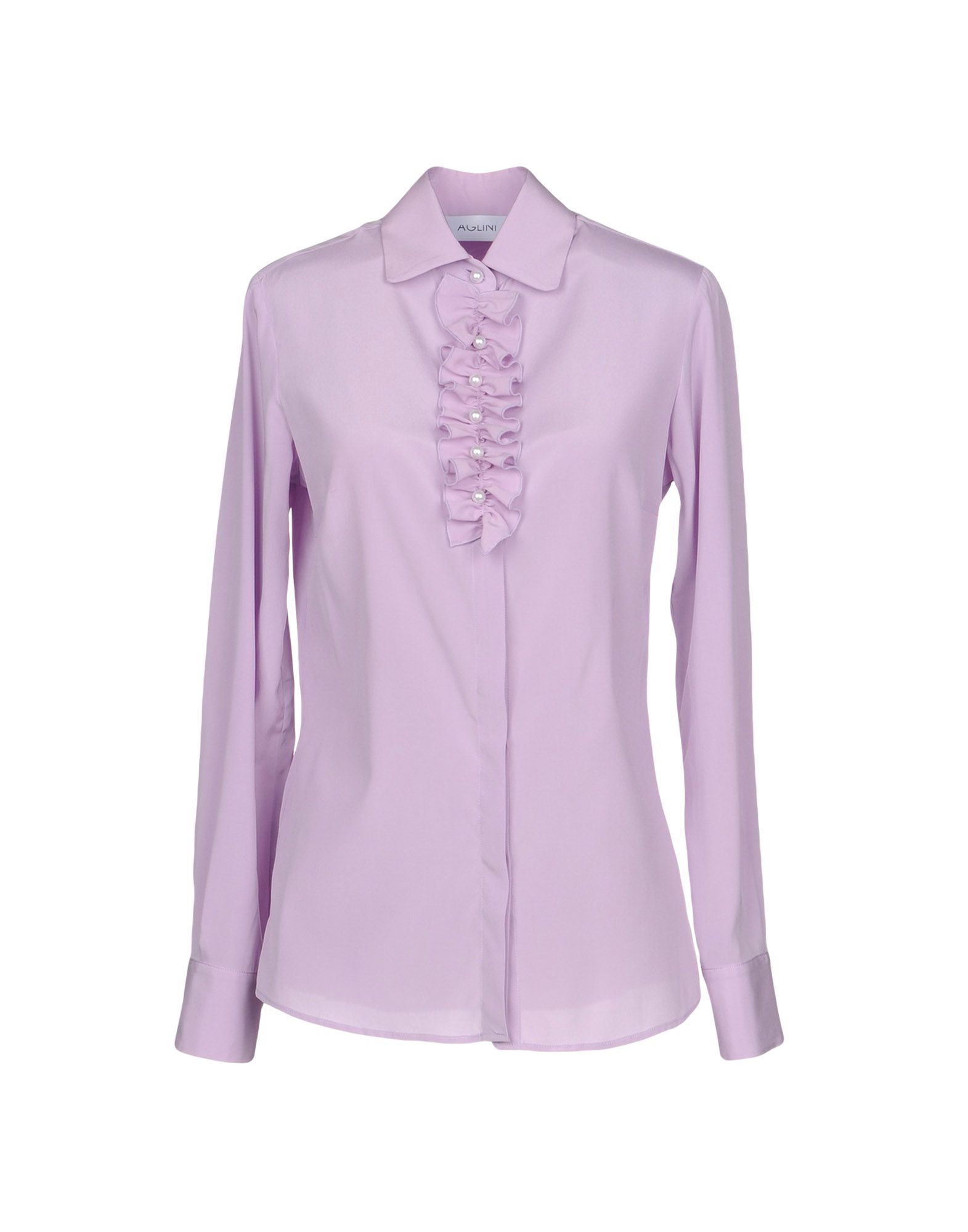 AGLINI Solid color shirts & blouses,38739357VA 6