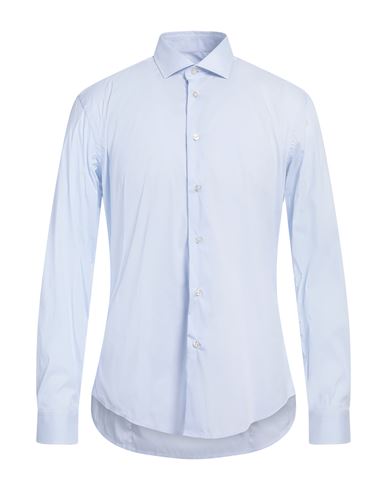 Brian Dales Man Shirt Sky Blue Size 16 ½ Cotton, Polyamide, Elastane