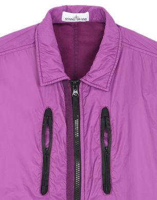 stone island magenta overshirt