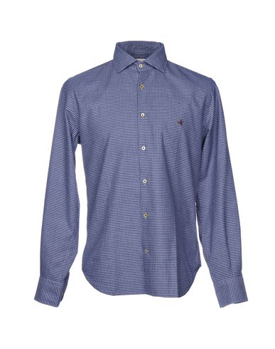 Brooksfield Man Shirt Blue Size 15 ¾ Cotton