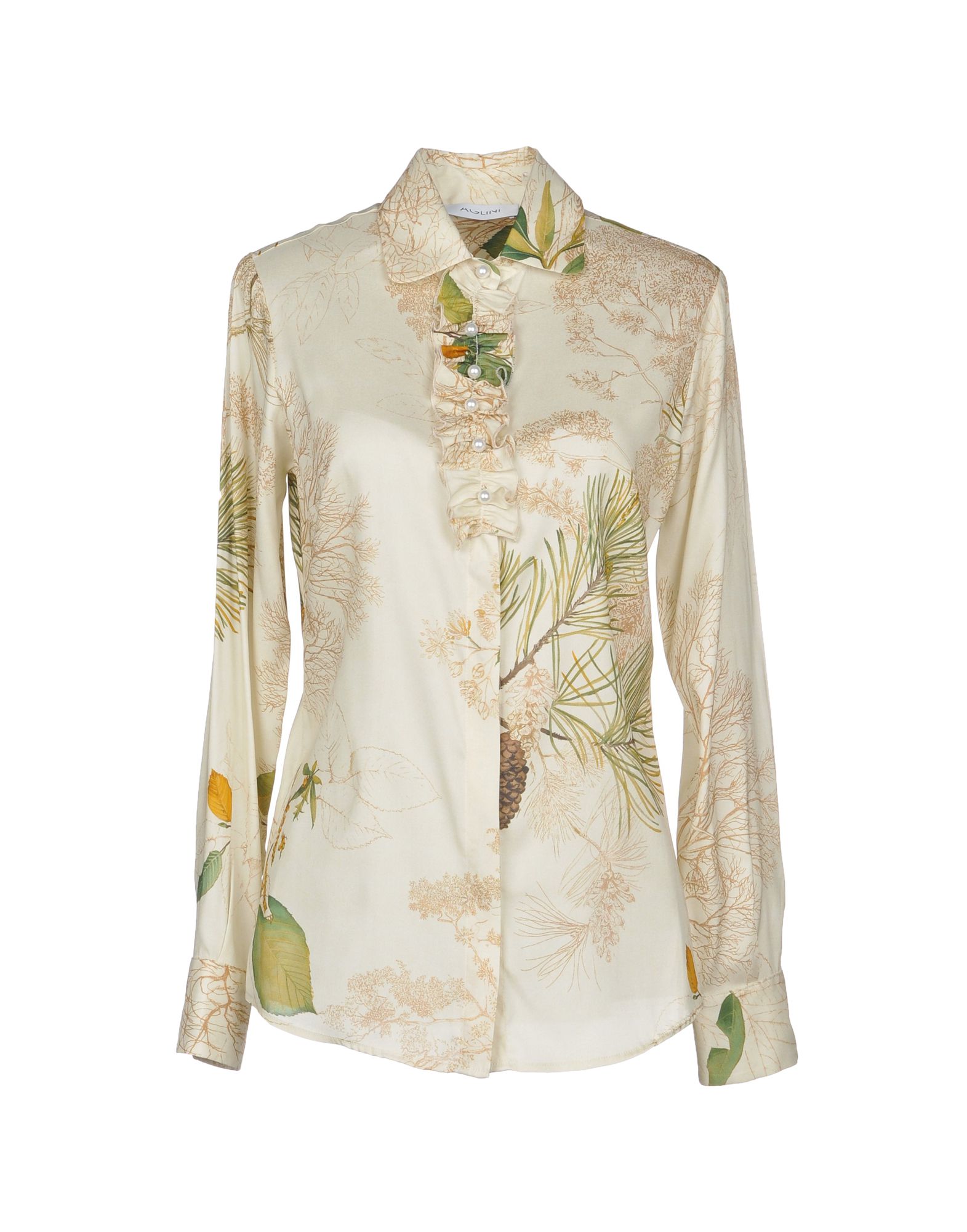 AGLINI Floral shirts & blouses,38751924WF 4