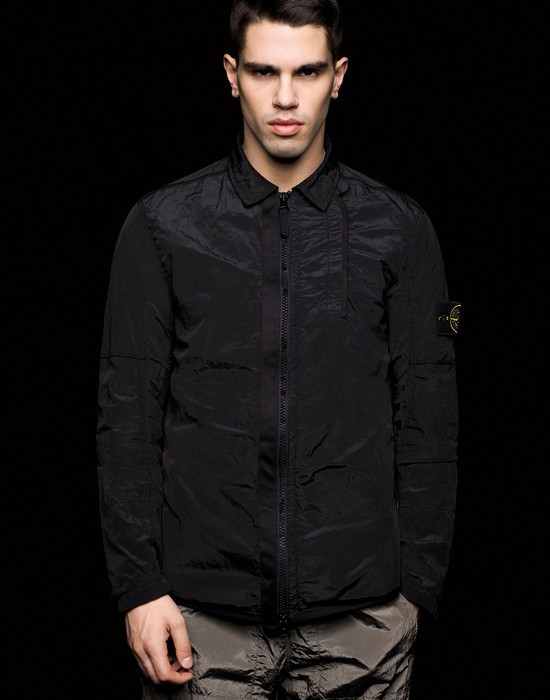 stone island metallic overshirt