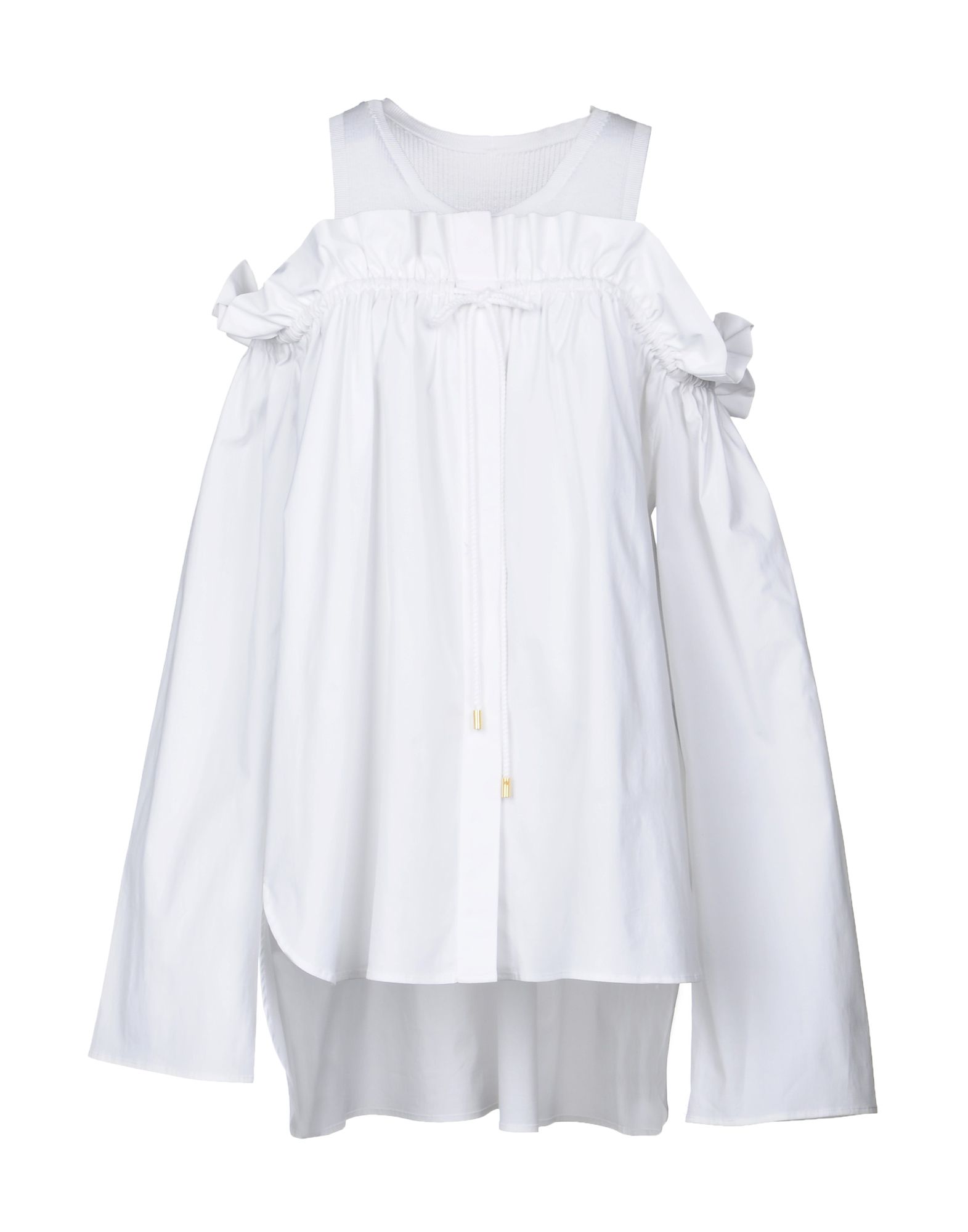 ALBERTA FERRETTI ALBERTA FERRETTI WOMAN SHIRT WHITE SIZE 6 COTTON, ELASTANE,38760078EV 3