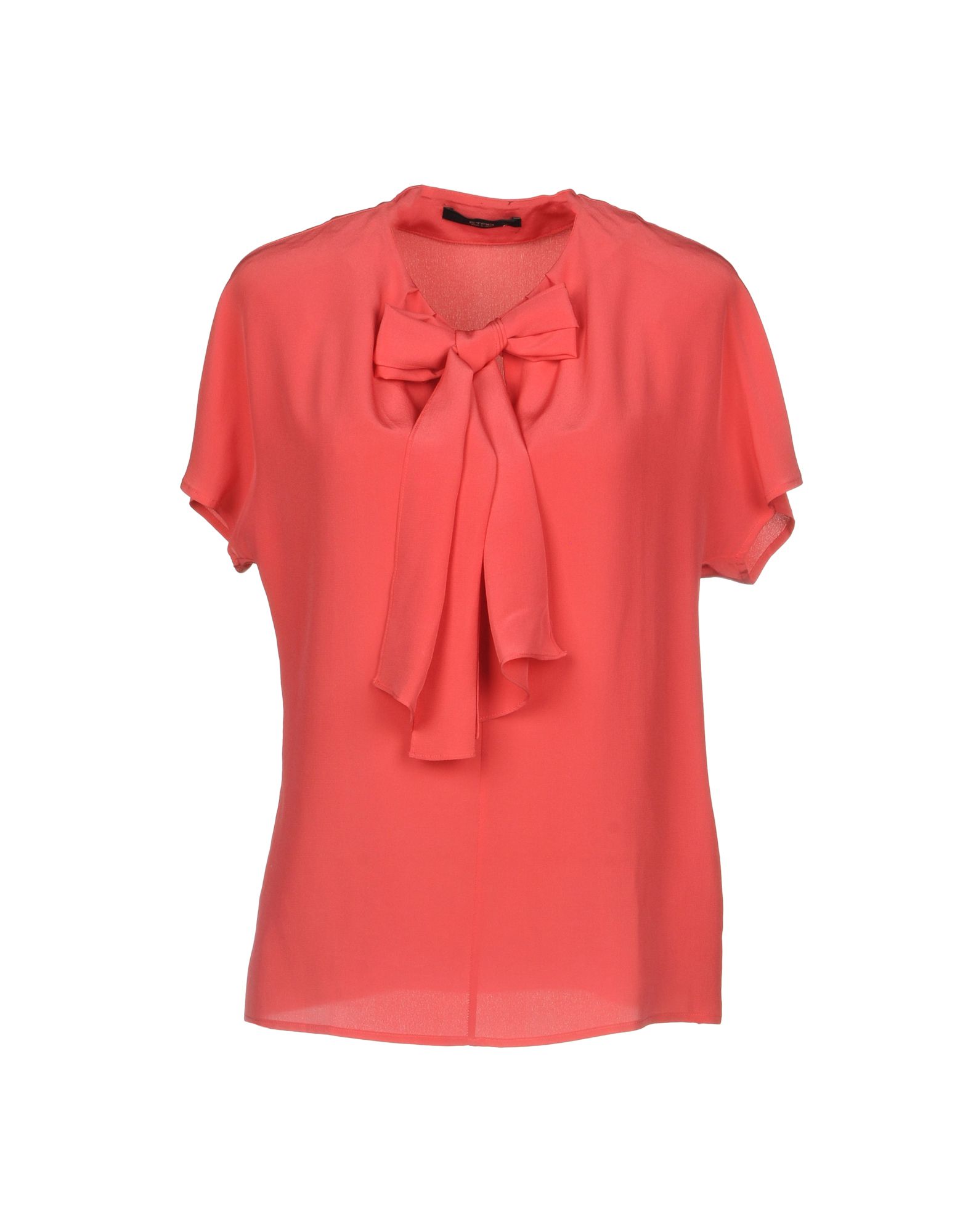 ETRO ETRO WOMAN TOP CORAL SIZE 8 SILK,38762096FH 4