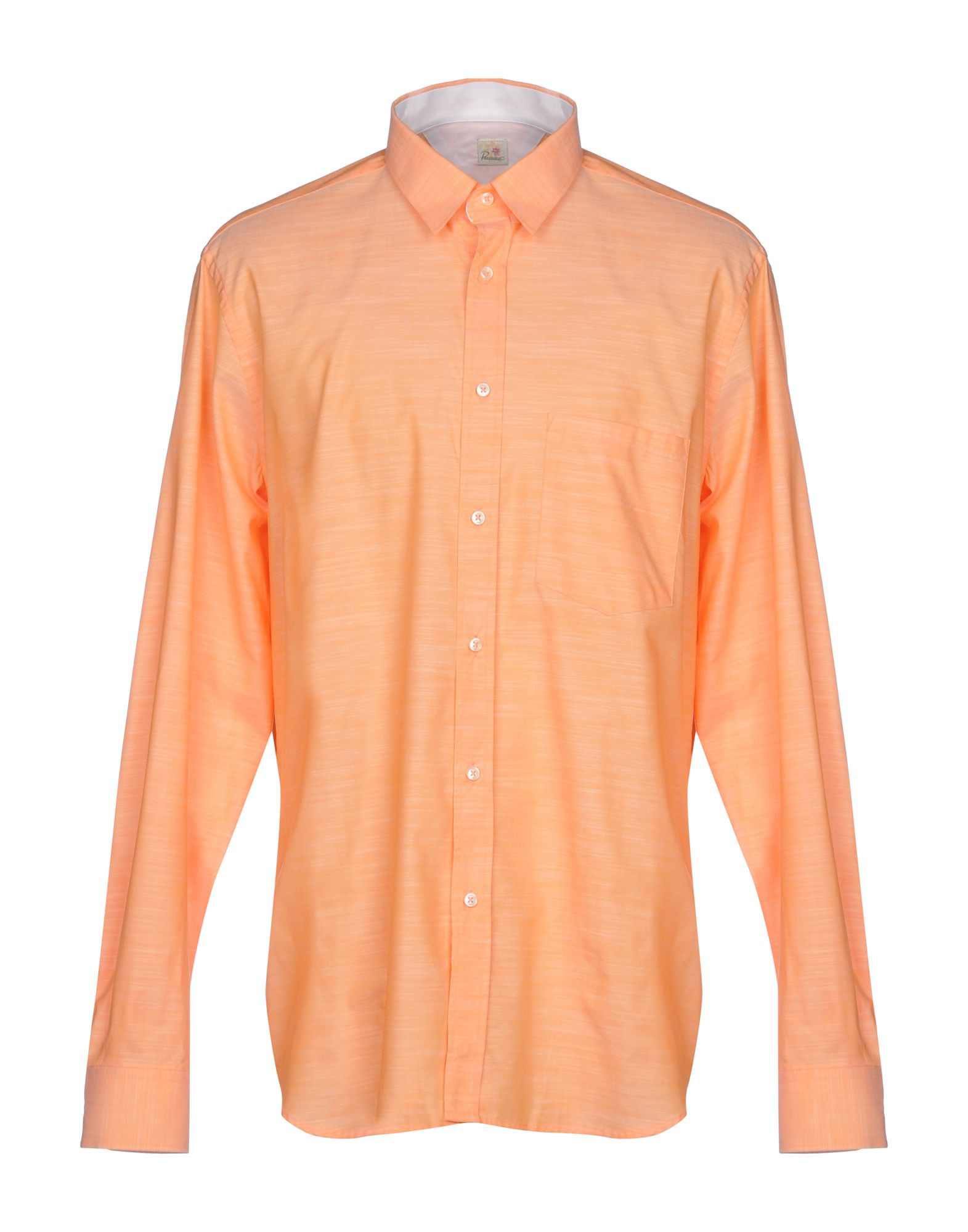 《送料無料》PANAMA メンズ シャツ オレンジ XL コットン 100%