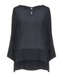 EUROPEAN CULTURE Damen Bluse Farbe Dunkelblau Gr��e 4