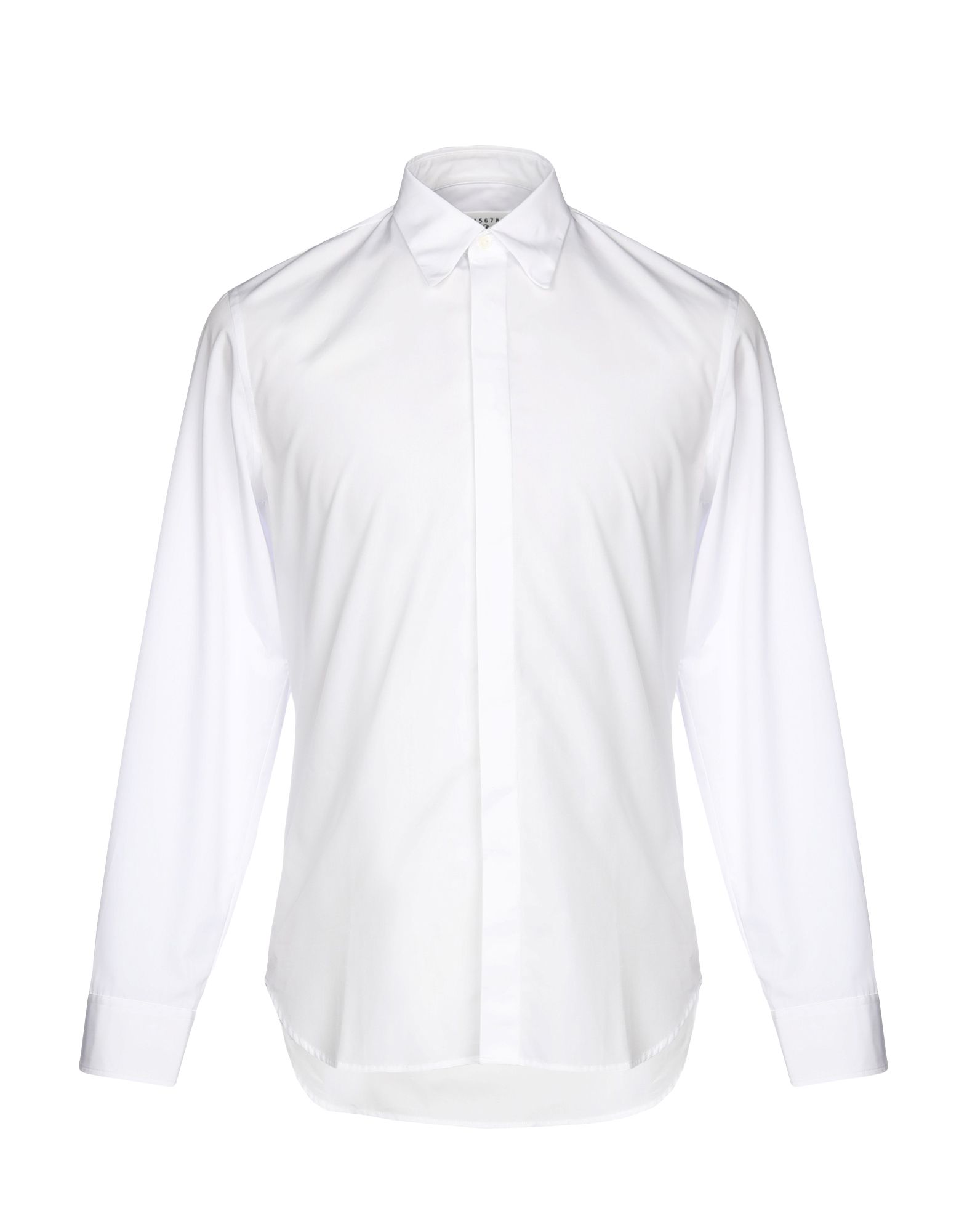 《セール開催中》MAISON MARGIELA メンズ シャツ ホワイト 39 100% コットン