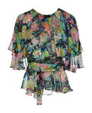 MSGM Damen Bluse Farbe Schwarz Gr��e 2