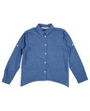 L:� L:� by MISS GRANT M�dchen 9-16 jahre Hemd Farbe Taubenblau Gr��e 1