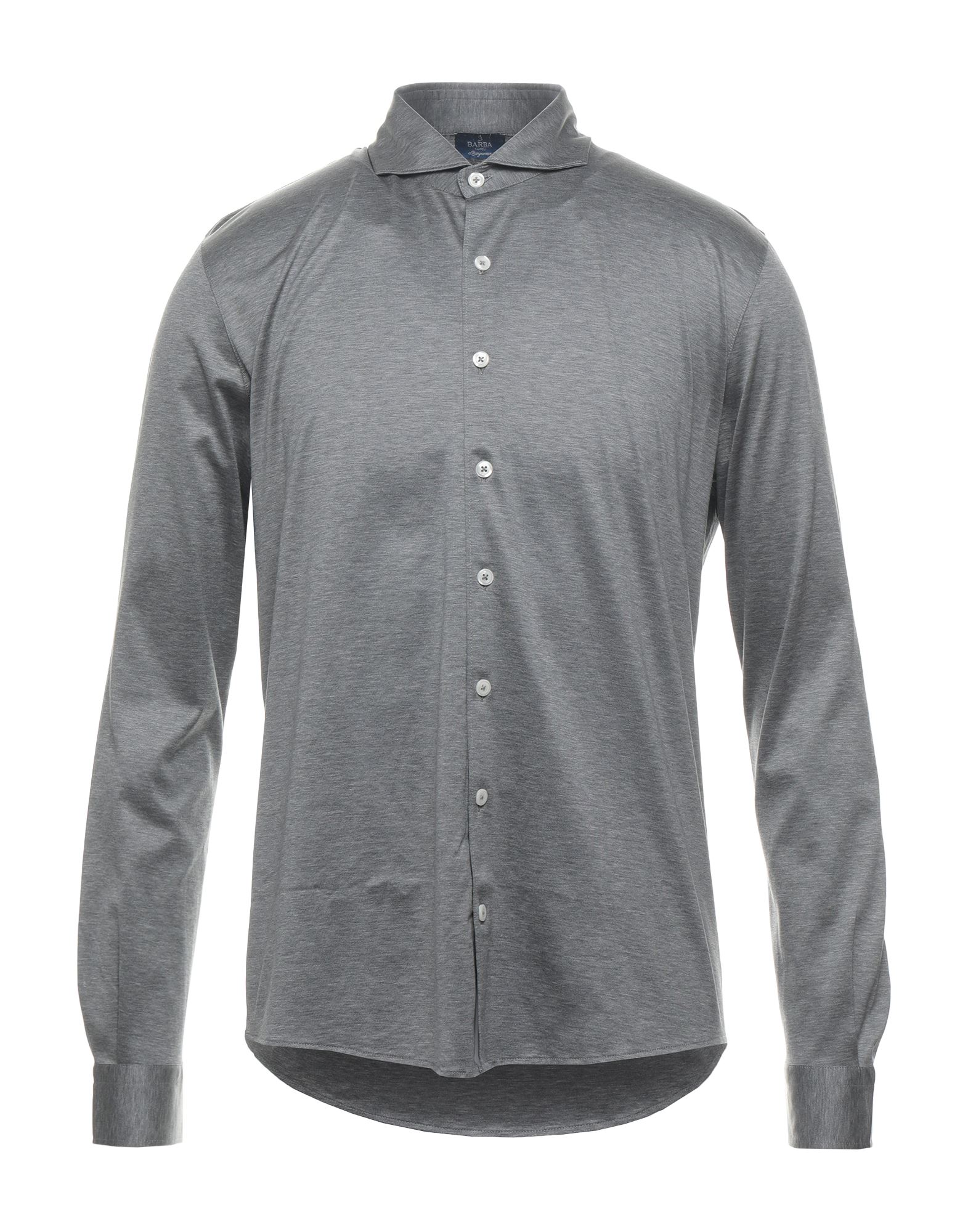 Barba Napoli Shirts In Grey