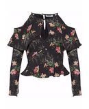 VILSHENKO Damen Bluse Farbe Schwarz Gr��e 2