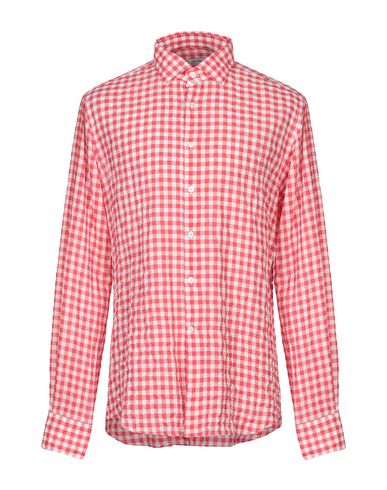 Man Shirt Red Size 15 ¾ Cotton, Polyester