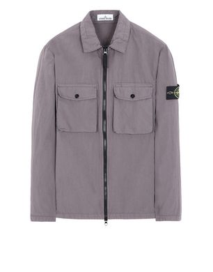 Stone island overshirt store grey