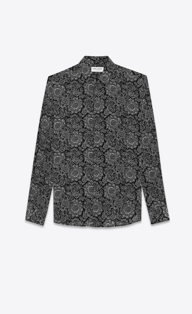 Coton Laurent À Carreaux Denim Homme Chemise Et Ysl Saint wTX0qPxP