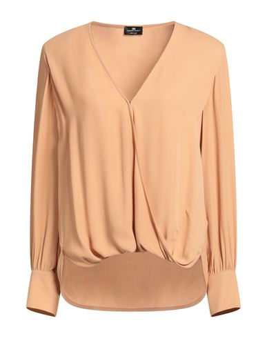 Elisabetta Franchi Woman Top Sand Size 6 Viscose, Polyester In Orange