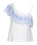 SWEET SECRETS Damen Top Farbe Wei� Gr��e 4