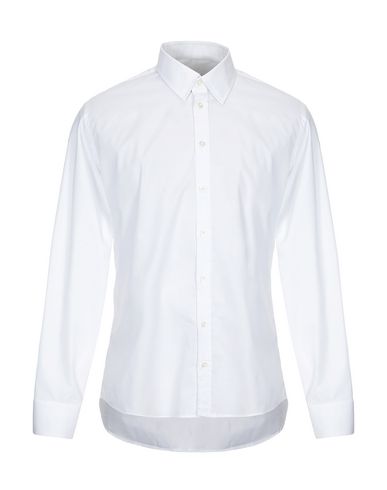 Exibit Man Shirt White Size XXL Cotton, Elastane