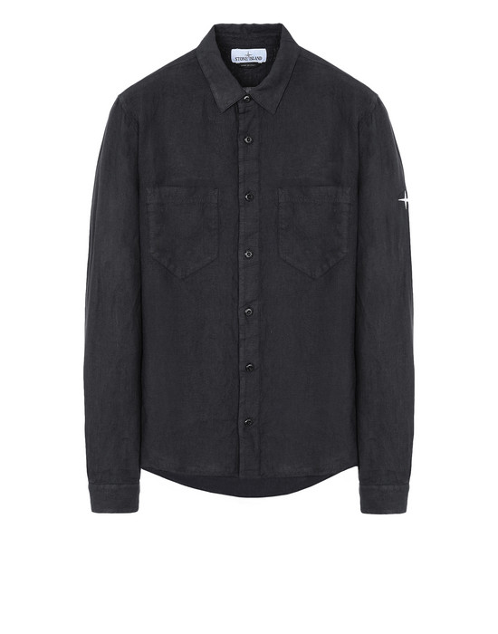 38810794fr - SHIRTS STONE ISLAND Long sleeve shirt 11201 'FISSATO' DYE TREATMENT STONE ISLAND - 0